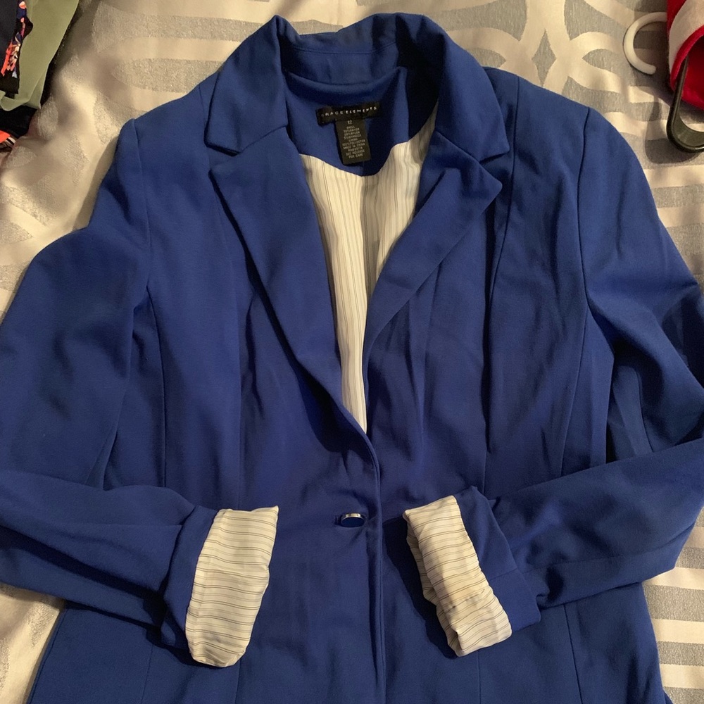 Women’s blue blazer